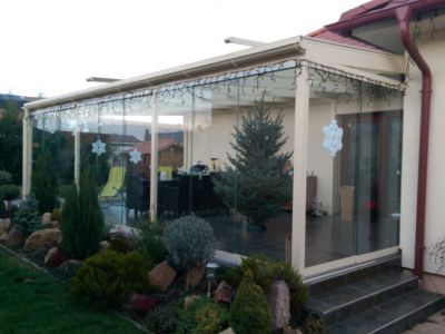 Sommergarten mit Eco-Slide Glasschiebe elemente