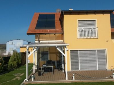 Überdachung als Terrassen Teilverbau